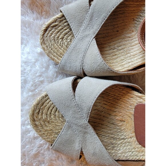 Eric Michael Handmade In Spain Espadrille Wedge Sandals Size 40‎ EU 9 US - Picture 7 of 11
